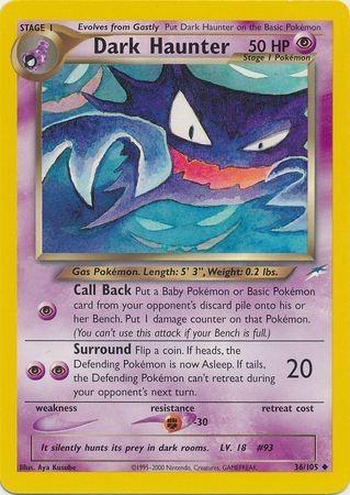 Dark Haunter 036/105 [Neo Destiny]  - Unlimited