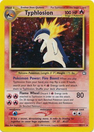 Typhlosion (18) 018/111 [Neo Genesis]  - Unlimited Holofoil