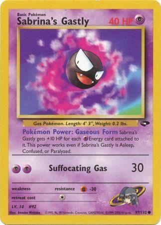 Sabrina's Gastly (97) 097/132 [Gym Challenge]  - Unlimited