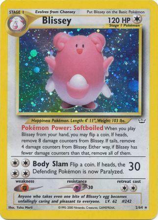 Blissey 002/64 [Neo Revelation]  - Unlimited Holofoil