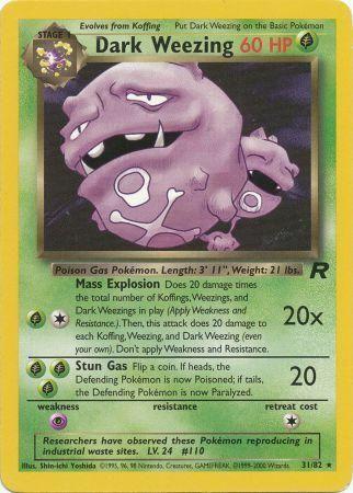 Dark Weezing (31) 031/82 [Team Rocket]  - Unlimited