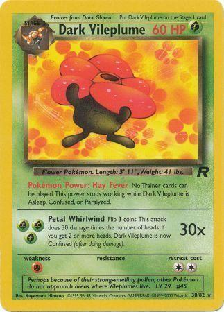 Dark Vileplume (30) 030/82 [Team Rocket]  - Unlimited