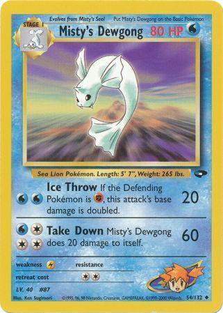 Misty's Dewgong 054/132 [Gym Challenge]  - Unlimited