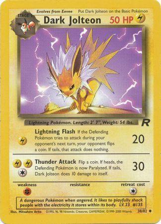 Dark Jolteon 038/82 [Team Rocket]  - Unlimited