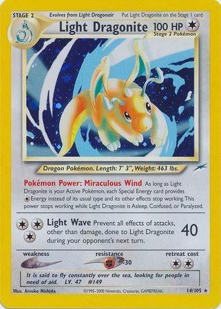 Light Dragonite 014 [Neo Destiny]  - Unlimited Holofoil