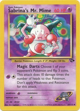 Sabrina's Mr. Mime 059/132 [Gym Challenge]  - Unlimited