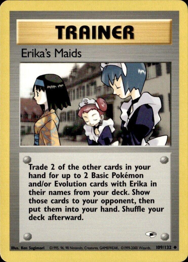 Erika's Maids 109/132 [Gym Heroes]  - Unlimited
