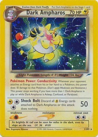 Dark Ampharos 001 [Neo Destiny]  - Unlimited Holofoil