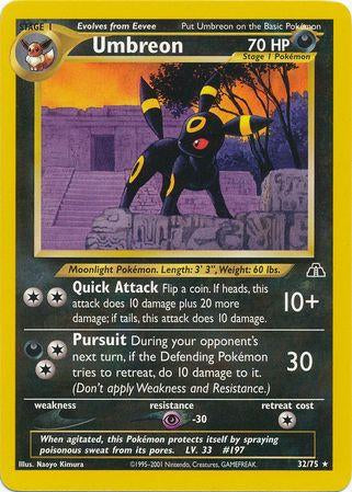 Umbreon (32) 032/75 [Neo Discovery]  - Unlimited
