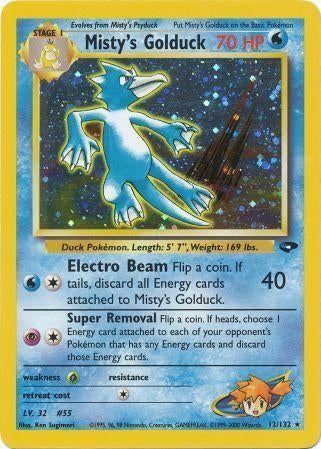 Misty's Golduck 012/132 [Gym Challenge]  - Unlimited Holofoil