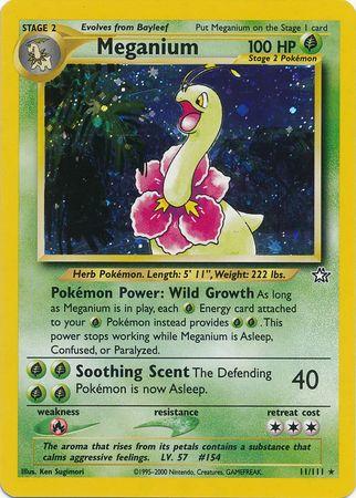 Meganium (11) 011/111 [Neo Genesis]  - Unlimited Holofoil
