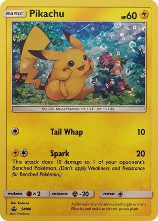Pikachu SM86 [Miscellaneous Cards & Products]  - Holofoil