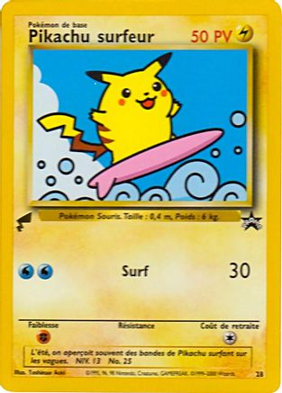 Pikachu (Surfing) 028 [Pikachu World Collection Promos]