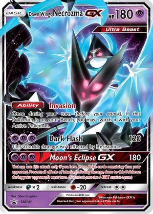 Dawn Wings Necrozma GX SM101 [SM Promos]  - Holofoil