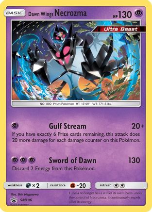 Dawn Wings Necrozma SM106 [SM Promos]  - Holofoil
