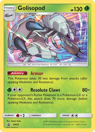 Golisopod SM52 [SM Promos]  - Holofoil