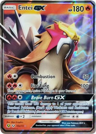 Entei GX 10a/073 [Alternate Art Promos]  - Holofoil