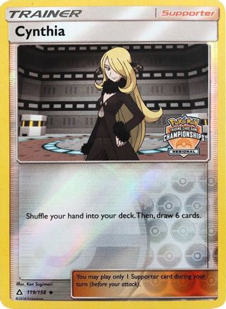 Cynthia 119/156 [League & Championship Cards]  - Reverse Holofoil