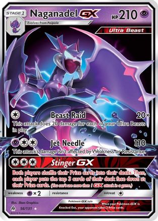 Naganadel GX 056/131 [SM  Forbidden Light]  - Holofoil