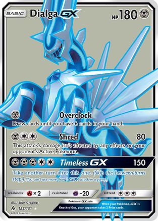 Dialga GX (Full Art) 125 [SM  Forbidden Light]  - Holofoil