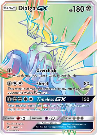 Dialga GX (Secret) 138 [SM  Forbidden Light]  - Holofoil