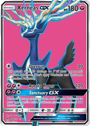 Xerneas GX (Full Art) 126 [SM  Forbidden Light]  - Holofoil