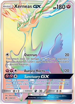 Xerneas GX (Secret) 139 [SM  Forbidden Light]  - Holofoil