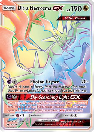 Ultra Necrozma GX (Secret) 140 [SM  Forbidden Light]  - Holofoil