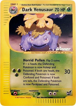 Dark Venusaur 007 [Best of Promos]