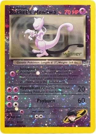 Rocket's Mewtwo 008 [Best of Promos]  - Reverse Holofoil