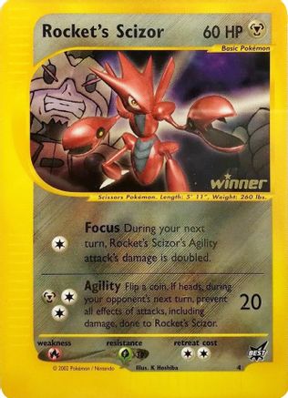 Rocket's Scizor 004 [Best of Promos]