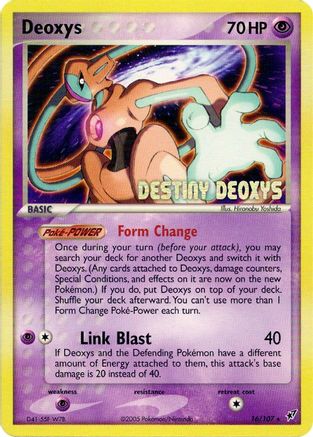 Deoxys (Normal Forme) 016/107 [Miscellaneous Cards & Products]
