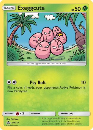 Exeggcute SM119 [SM Promos]  - Holofoil