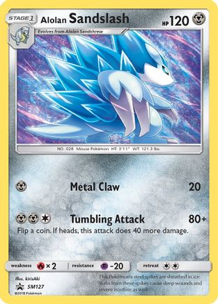 Alolan Sandslash SM127 [SM Promos]  - Holofoil