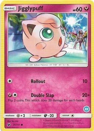 Jigglypuff (22) 021 [SM Trainer Kit Alolan Sandslash & Alolan Ninetales]