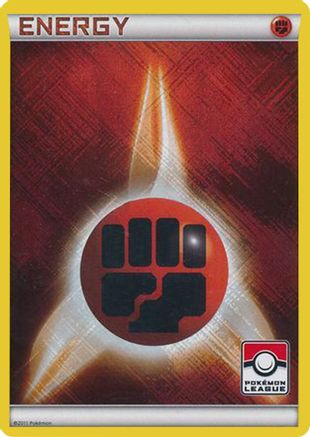 Fighting Energy (2011 Pokemon League) [League & Championship Cards]  - Holofoil