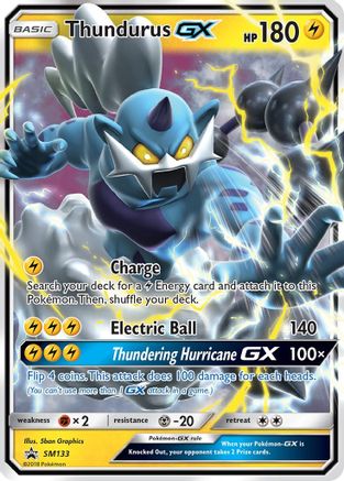 Thundurus GX SM133 [SM Promos]  - Holofoil