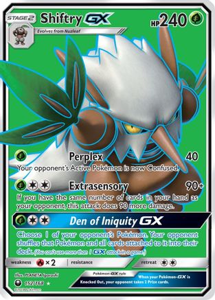 Shiftry GX (Full Art) 152 [SM  Celestial Storm]  - Holofoil