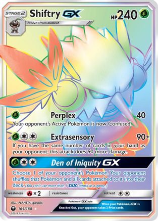 Shiftry GX (Secret) 169 [SM  Celestial Storm]  - Holofoil