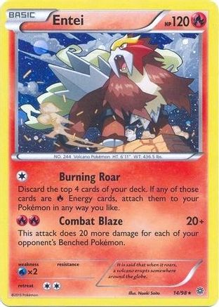 Entei 014/98 [Blister Exclusives]  - Holofoil