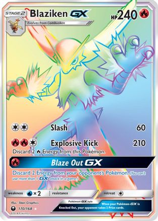 Blaziken GX (Secret) 170 [SM  Celestial Storm]  - Holofoil