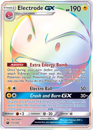Electrode GX (Secret) 172 [SM  Celestial Storm]  - Holofoil