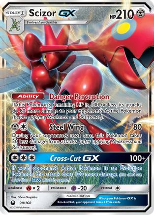 Scizor GX 090/168 [SM  Celestial Storm]  - Holofoil