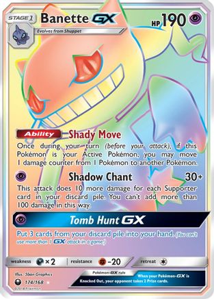 Banette GX (Secret) 174 [SM  Celestial Storm]  - Holofoil