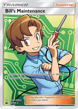Bill's Maintenance (Full Art) 162 [SM  Celestial Storm]  - Holofoil