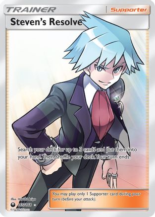 Steven's Resolve (Full Art) 165 [SM  Celestial Storm]  - Holofoil