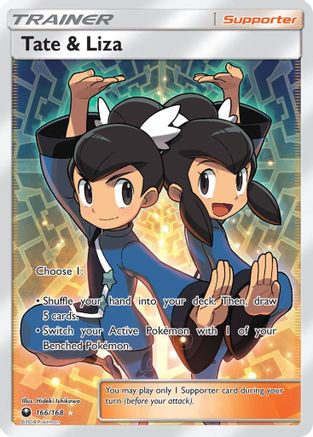 Tate & Liza (Full Art) 166 [SM  Celestial Storm]  - Holofoil