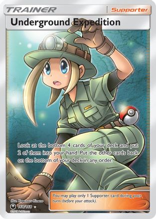 Underground Expedition (Full Art) 168 [SM  Celestial Storm]  - Holofoil