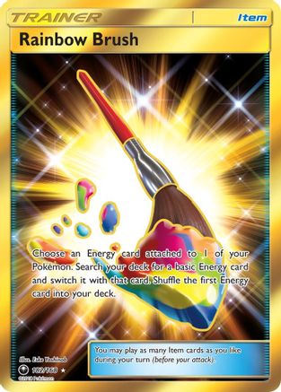 Rainbow Brush (Secret) 182 [SM  Celestial Storm]  - Holofoil