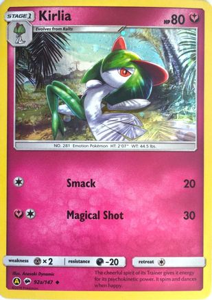 Kirlia 92a/147 [Alternate Art Promos]  - Holofoil